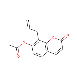 C=CCc1c(OC(C)=O)ccc2ccc(=O)oc12 ZINC000026401050