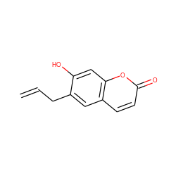 C=CCc1cc2ccc(=O)oc2cc1O ZINC000026404191