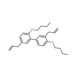 C=CCc1ccc(OCCCC)c(-c2ccc(OCCCC)c(CC=C)c2)c1 ZINC000653845099