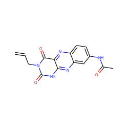 C=CCn1c(=O)[nH]c2nc3cc(NC(C)=O)ccc3nc2c1=O ZINC000006733119