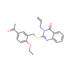 C=CCn1c(SCc2cc(C(C)=O)ccc2OCC)nc2ccccc2c1=O ZINC000002617829