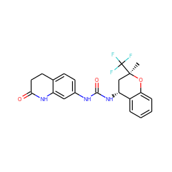 C[C@@]1(C(F)(F)F)C[C@@H](NC(=O)Nc2ccc3c(c2)NC(=O)CC3)c2ccccc2O1 ZINC000143387352