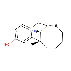 C[C@@]12CCCCC[C@@H](Cc3ccc(O)cc31)[C@@H]2N ZINC000003830683