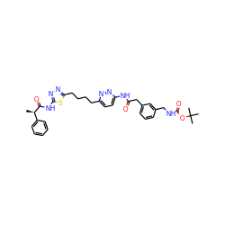 C[C@@H](C(=O)Nc1nnc(CCCCc2ccc(NC(=O)Cc3cccc(CNC(=O)OC(C)(C)C)c3)nn2)s1)c1ccccc1 ZINC000169698402