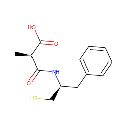 C[C@@H](C(=O)O)C(=O)N[C@H](CS)Cc1ccccc1 ZINC000027859113