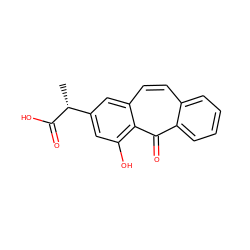 C[C@@H](C(=O)O)c1cc(O)c2c(=O)c3ccccc3ccc2c1 ZINC000026400568