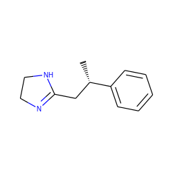 C[C@@H](CC1=NCCN1)c1ccccc1 ZINC000013520043