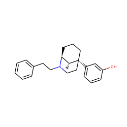 C[C@@H]1[C@@H]2CCC[C@@]1(c1cccc(O)c1)CCN2CCc1ccccc1 ZINC000028710331