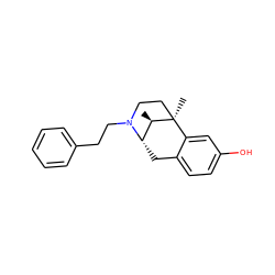 C[C@@H]1[C@@H]2Cc3ccc(O)cc3[C@]1(C)CCN2CCc1ccccc1 ZINC000100112637