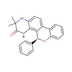 C[C@@H]1C(=O)C(C)(C)Nc2ccc3c(c21)[C@H](c1ccccc1)Oc1ccccc1-3 ZINC000013796865