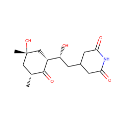 C[C@@H]1C[C@](C)(O)C[C@H]([C@H](O)CC2CC(=O)NC(=O)C2)C1=O ZINC000004791849