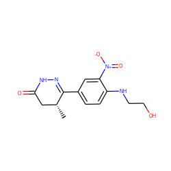 C[C@@H]1CC(=O)NN=C1c1ccc(NCCO)c([N+](=O)[O-])c1 ZINC000004193621