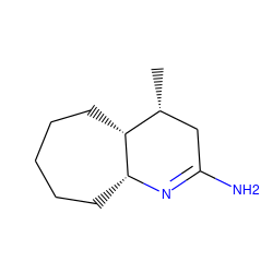 C[C@@H]1CC(N)=N[C@@H]2CCCCC[C@H]12 ZINC000028473091