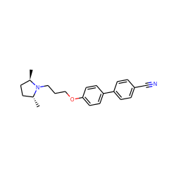 C[C@@H]1CC[C@@H](C)N1CCCOc1ccc(-c2ccc(C#N)cc2)cc1 ZINC000013859995