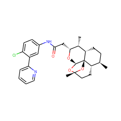 C[C@@H]1CC[C@H]2[C@@H](C)[C@@H](CC(=O)Nc3ccc(Cl)c(-c4ccccn4)c3)O[C@@H]3O[C@@]4(C)CC[C@@H]1[C@@]23O4 ZINC001772578750