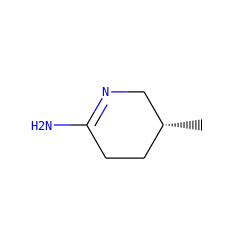 C[C@@H]1CCC(N)=NC1 ZINC000013776733