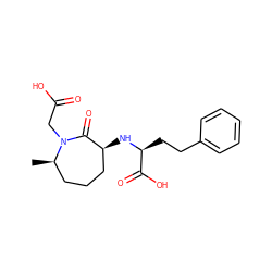 C[C@@H]1CCC[C@H](N[C@@H](CCc2ccccc2)C(=O)O)C(=O)N1CC(=O)O ZINC000003814180