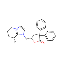 C[C@@H]1CCC[n+]2ccn(C[C@@H]3CC(c4ccccc4)(c4ccccc4)C(=O)O3)c21 ZINC000013651214