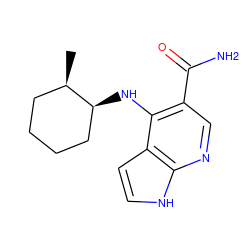 C[C@@H]1CCCC[C@@H]1Nc1c(C(N)=O)cnc2[nH]ccc12 ZINC000043151851