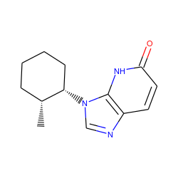 C[C@@H]1CCCC[C@@H]1n1cnc2ccc(=O)[nH]c21 ZINC000118263815