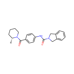 C[C@@H]1CCCCN1C(=O)c1ccc(NC(=O)N2Cc3ccccc3C2)cc1 ZINC000106322280