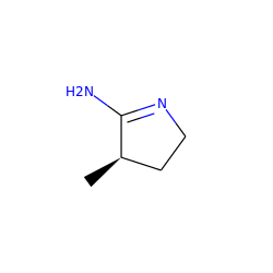 C[C@@H]1CCN=C1N ZINC000013781164