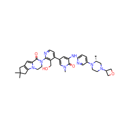 C[C@@H]1CN(C2COC2)CCN1c1ccc(Nc2cc(-c3ccnc(N4CCn5c(cc6c5CC(C)(C)C6)C4=O)c3CO)cn(C)c2=O)nc1 ZINC000220197927