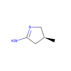 C[C@@H]1CN=C(N)C1 ZINC000013781166