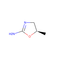 C[C@@H]1CN=C(N)O1 ZINC000013588693