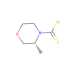 C[C@@H]1COCCN1C(=S)S ZINC000299844595