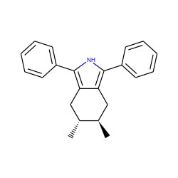 C[C@@H]1Cc2c(-c3ccccc3)[nH]c(-c3ccccc3)c2C[C@H]1C ZINC000001490270