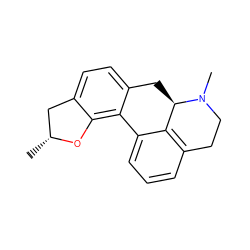 C[C@@H]1Cc2ccc3c(c2O1)-c1cccc2c1[C@@H](C3)N(C)CC2 ZINC000045367060