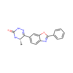 C[C@@H]1NC(=O)NN=C1c1ccc2nc(-c3ccccc3)oc2c1 ZINC000139383064