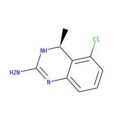 C[C@@H]1NC(N)=Nc2cccc(Cl)c21 ZINC000029130549