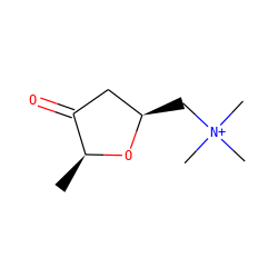 C[C@@H]1O[C@H](C[N+](C)(C)C)CC1=O ZINC000003636355