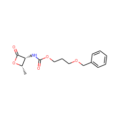 C[C@@H]1OC(=O)[C@@H]1NC(=O)OCCCOCc1ccccc1 ZINC000096283410