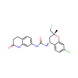 C[C@]1(CF)C[C@@H](NC(=O)Nc2ccc3c(c2)NC(=O)CC3)c2ccc(Cl)cc2O1 ZINC000143452008