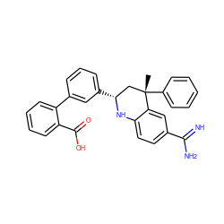 C[C@]1(c2ccccc2)C[C@@H](c2cccc(-c3ccccc3C(=O)O)c2)Nc2ccc(C(=N)N)cc21 ZINC000103240978