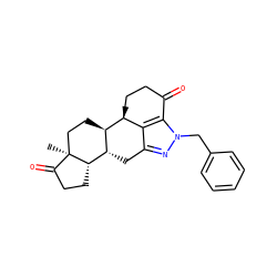 C[C@]12CC[C@@H]3[C@H](Cc4nn(Cc5ccccc5)c5c4[C@@]3(C)CCC5=O)[C@@H]1CCC2=O ZINC000058504422