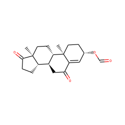 C[C@]12CC[C@H]3[C@@H](CC(=O)C4=C[C@@H](OC=O)CC[C@@]43C)[C@@H]1CCC2=O ZINC000211276510