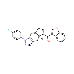 C[C@]12Cc3cnn(-c4ccc(F)cc4)c3C=C1CC[C@@H]2[C@@H](O)c1coc2ccccc12 ZINC000014970215