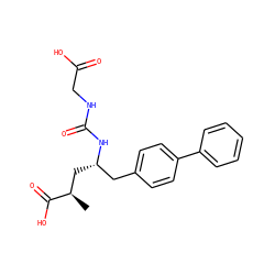 C[C@H](C[C@@H](Cc1ccc(-c2ccccc2)cc1)NC(=O)NCC(=O)O)C(=O)O ZINC000141024813