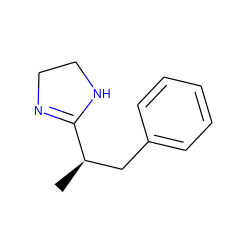 C[C@H](Cc1ccccc1)C1=NCCN1 ZINC000013520037