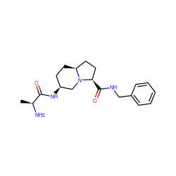 C[C@H](N)C(=O)N[C@H]1CC[C@H]2CC[C@@H](C(=O)NCc3ccccc3)N2C1 ZINC000040895243