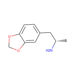 C[C@H](N)Cc1ccc2c(c1)OCO2 ZINC000000403033