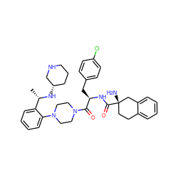 C[C@H](N[C@H]1CCCNC1)c1ccccc1N1CCN(C(=O)[C@@H](Cc2ccc(Cl)cc2)NC(=O)[C@@]2(N)CCc3ccccc3C2)CC1 ZINC000028346836