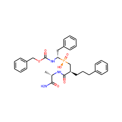 C[C@H](NC(=O)[C@H](CCCc1ccccc1)C[P@](=O)(O)[C@@H](Cc1ccccc1)NC(=O)OCc1ccccc1)C(N)=O ZINC000026579453