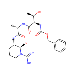 C[C@H](NC(=O)[C@H](NC(=O)OCc1ccccc1)[C@@H](C)O)C(=O)N[C@H]1CCCN(C(=N)N)[C@@H]1O ZINC000028099075