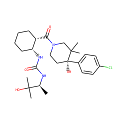 C[C@H](NC(=O)N[C@@H]1CCCC[C@@H]1C(=O)N1CC[C@](O)(c2ccc(Cl)cc2)C(C)(C)C1)C(C)(C)O ZINC000068121023