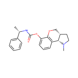 C[C@H](NC(=O)Oc1cccc2c1OC[C@@H]1CCN(C)[C@H]21)c1ccccc1 ZINC000013585227